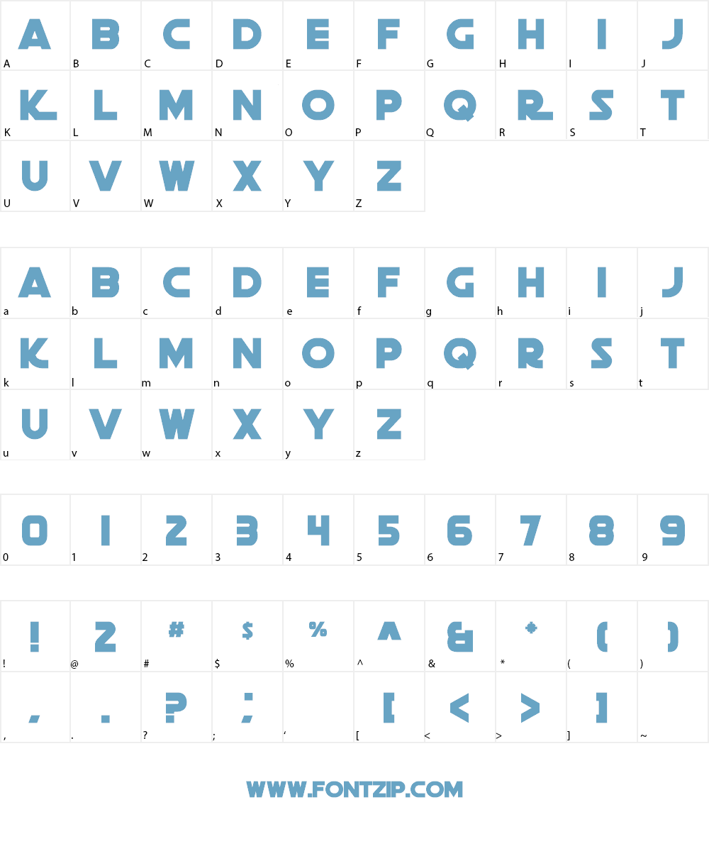 Death Star Font Character